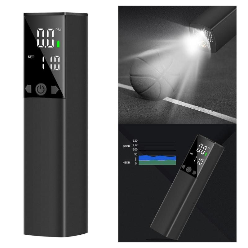 Smart Electric Ball Pump, Football Pump Fasts Ball Inflation Device with Accurate Pressure Gauges & Digital LED Display