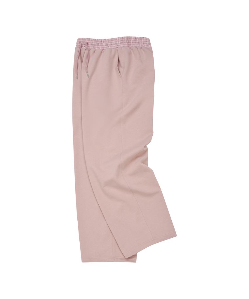 Lmr Star Applique Point String Sweatpants Pink