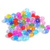 500G Faceted Acrylic Beads Colorful Transparent Wheel Loose Spacer Beads for Jewelry Making DIY Accessories