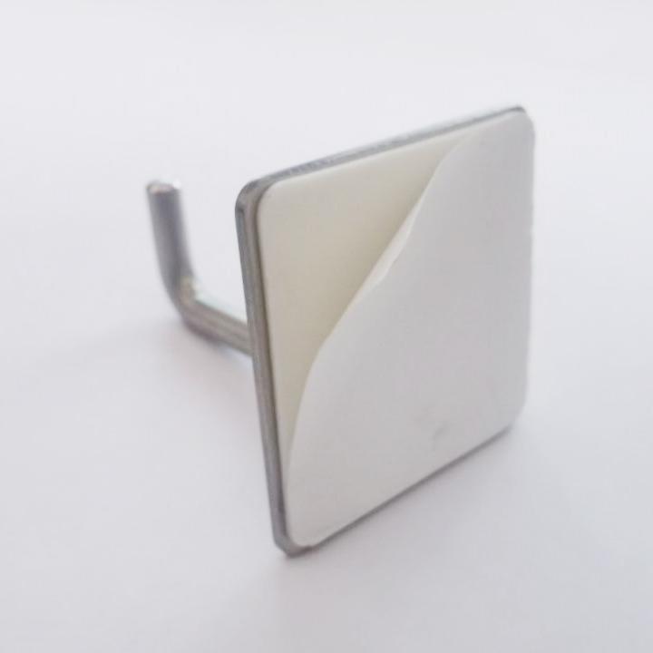 Black Wall Hooks for Clothes Stainless Steel Towel Keys Hanger Wall Mount 3M Adhesive Storage Hook