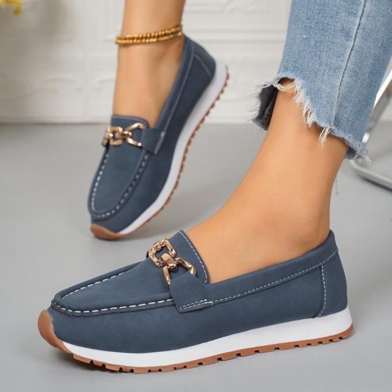 Fashion New Women Flats Comfy Casual Shoes Stylish Light Durable Breathable Loafers Slip-On Luxury Trend Classic Spring Female Sneakers