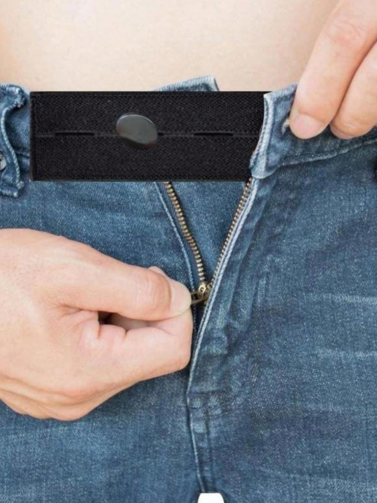 Waistband Extender Buckle, Elastic Adjustable Pants Extension, Maternity Pants Stretch Button