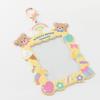 ARTBOX Yellow Rainbow Bear Photocard Holder Soft PVC Card Sleeve Frame