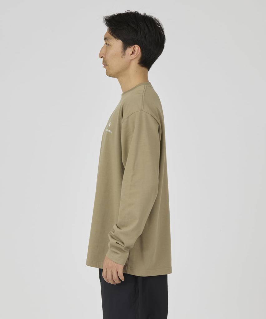 Snow Peak New Standard Logo for men and OFF XL L/S T-Shirt NSD-TS-25AU005 - Long-sleeved T-shirt women, WHITE,