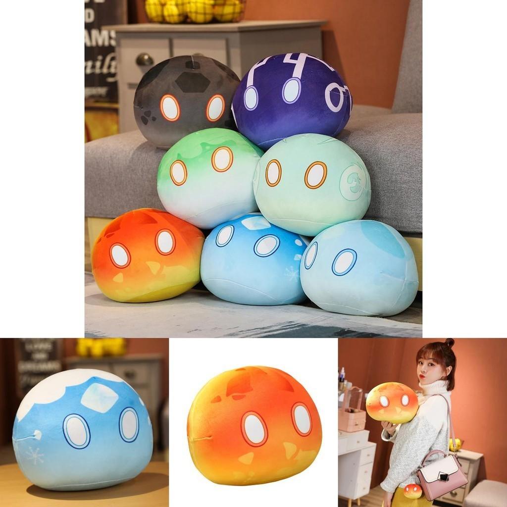 Genshin Impact Schleim Thema Entzückende Plüschpuppen Perfektes Kindergeschenk Cartoon Kissen