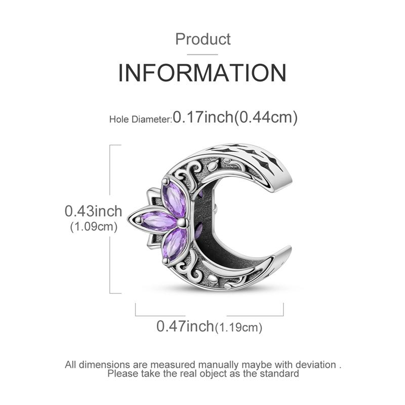 100% Real 925 Silver Charms Bead Luminous Star Moon Sun Dangle Fit Original Bracelet Diy For Woman Jewelry Party