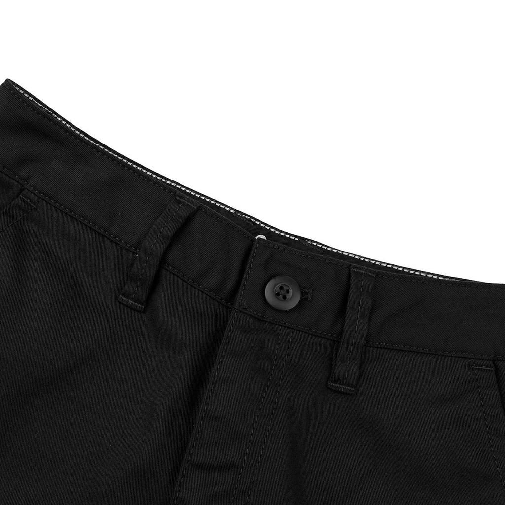 Vans X Sandy Liang Collaboration Solid Logo Woven Pants Women pants Black VN0A7RLJYOD