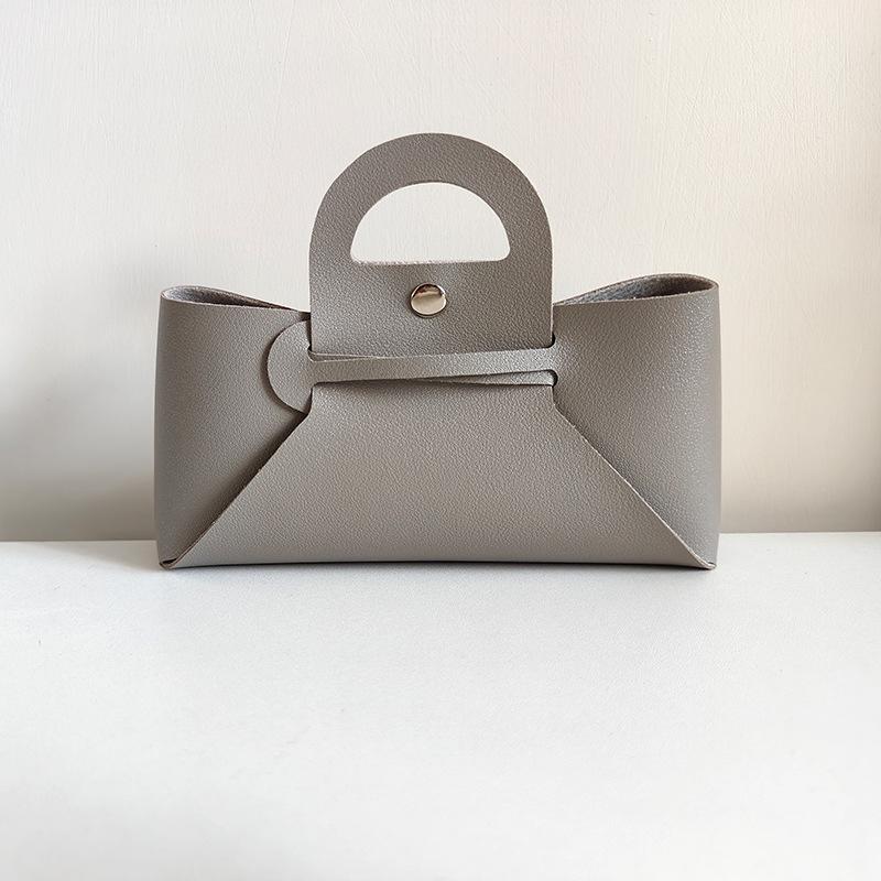 

Многоцветная портативная высококачественная сумка для очков: Универсальное, стильное решение для хранения и хранения сувениров 19*5*13.9 cm серый