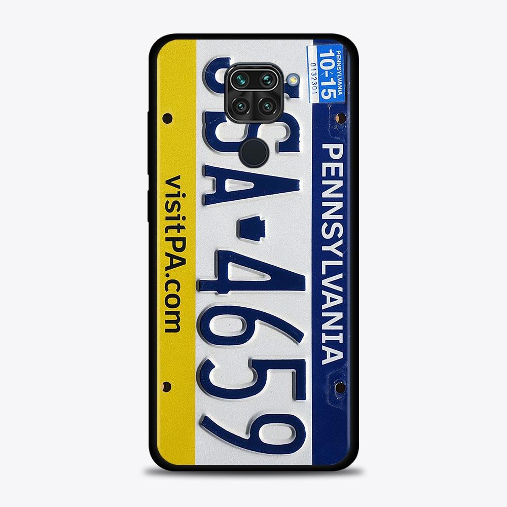 Case For Xiaomi Redmi Note 11S 11 10 8 Pro 8 8T 9 9T 9S 10 for Redmi K50 K40S K40 10 9A 9 Retro Funny License Plate Number Car