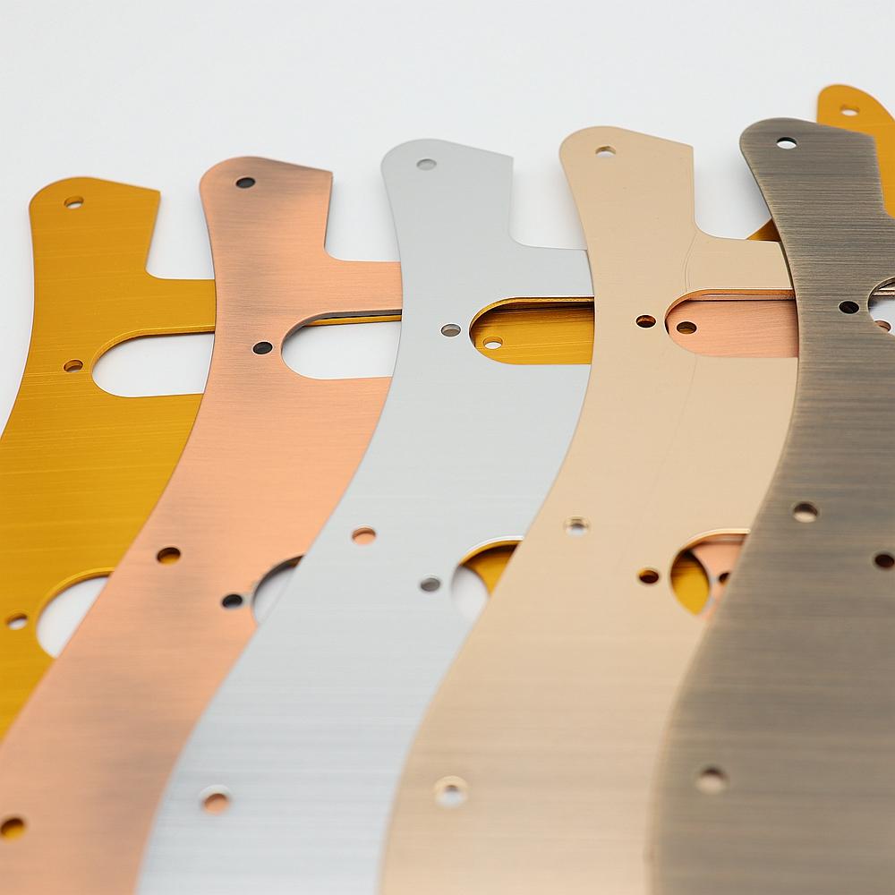 Guitar Metal Pickguard 11 Hole SSS Compatible For ST SQ Style Guitar Parts 9 Color