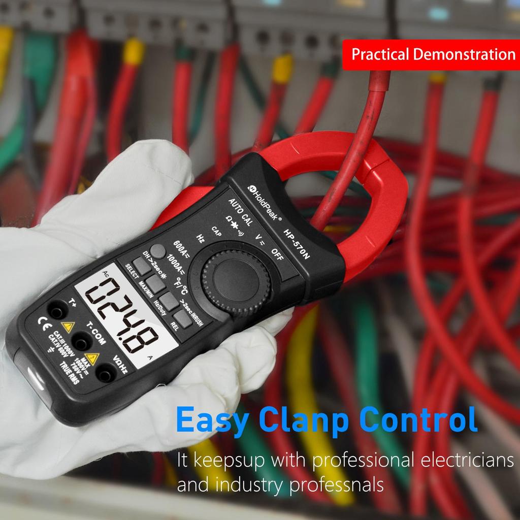 6000 DIGITS ANZEIGEAC/DC AUTO CAL ZANGENMULTIMETER,DC AC Spannung,DC AC Strom,Genaue Messung,Industriemessung