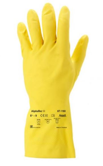 Gumové rukavice Ansell Alphatec 87-190 Velikost S - 12 párů - Rek Gu Al S