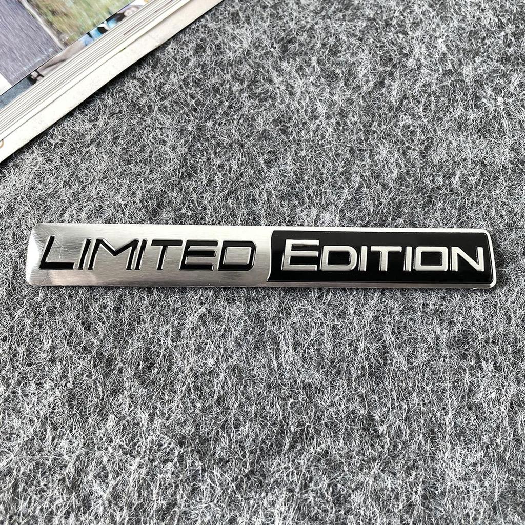 Car Stickers LIMITED EDITION Logo 3D Aluminum Motorcycle Badge Car Side Fender Rear Trunk Emblem Decal чёрный/серебряный
