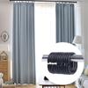 Accessories Replacement For Living Room Bathroom Curtain Hook Loop Clip Curtain Rings Hooks Rings