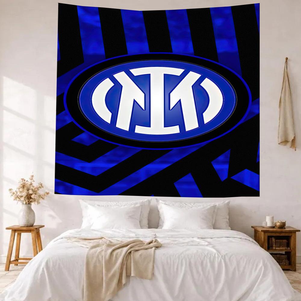 Inter Milan Wall Decor Tapestry Art For Pet Memorial Birthdaywedding Party Backdrop Family Gift