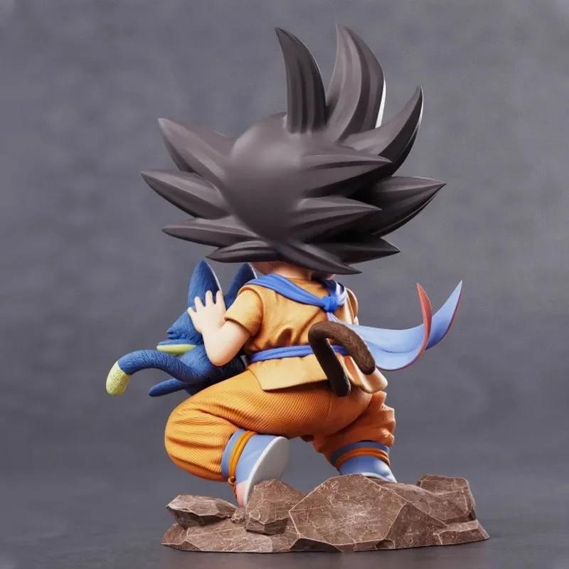 10cm Figurka Anime Dragon Ball Z Figurka Goku Goku Objęcie Pura PVC Figurki GK Yamcha Anime Kolekcjonerski Model Zabawki Prezenty