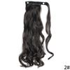 MERISIHAIR Women Long Straight Wrap Around Ponytail Synthetic Fiber Long Straight Wavy Hair Extensions Daily Wear