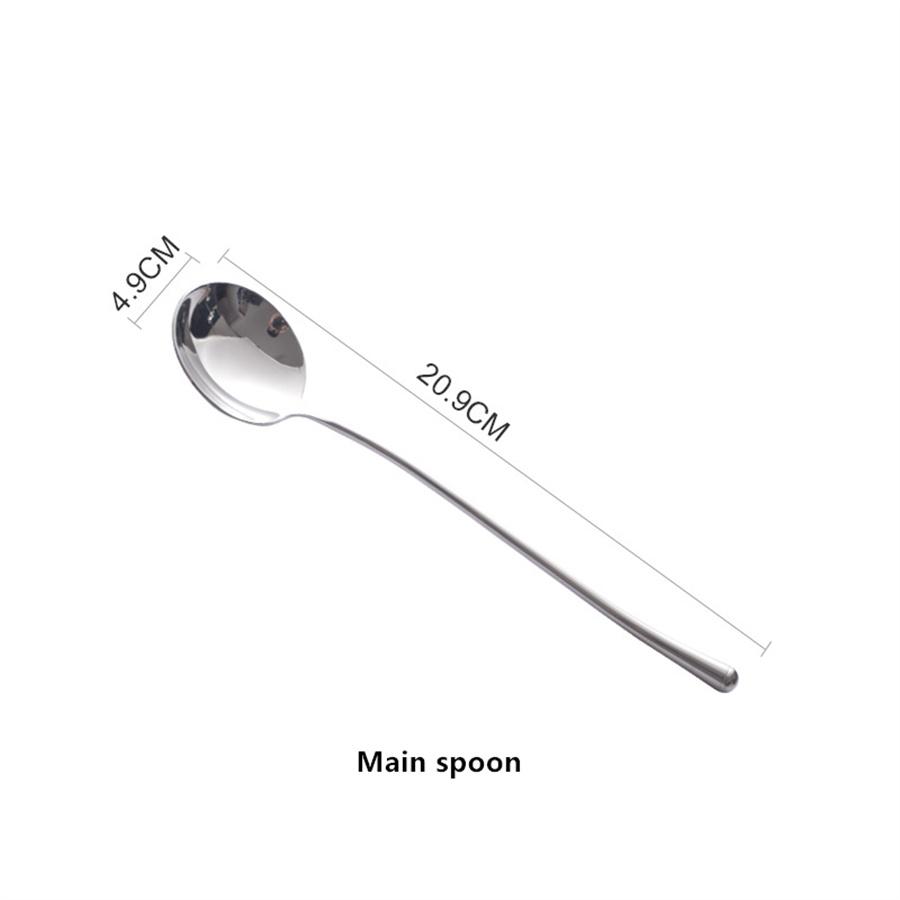 304 Stainless Steel Mirror Tableware, Western-style Knife, Fork and Spoon Set, Inposing Artifacts Household, Simple Design