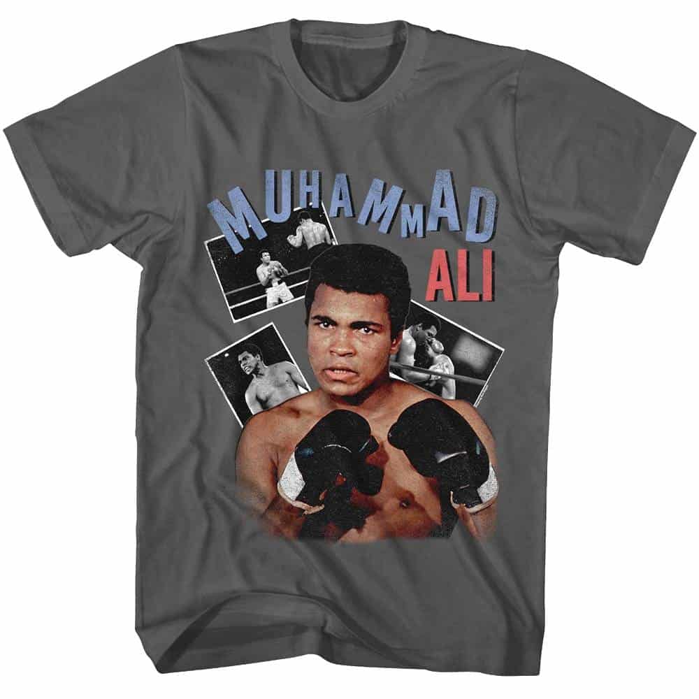 Muhammad Ali Polaroid Collage Mens T Shirt Fashion Trend Y2K  Men Clothing T Shirts S