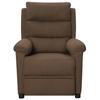 VidaXL Fauteuil inclinable Marron Tissu 342343