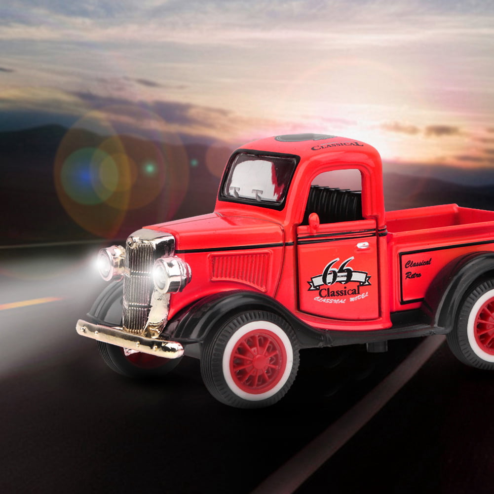 1/36 Pickup Car Toy Pickup Truck Toy Sound Light Truck Model Car Toy for Boys Kids Girls Home