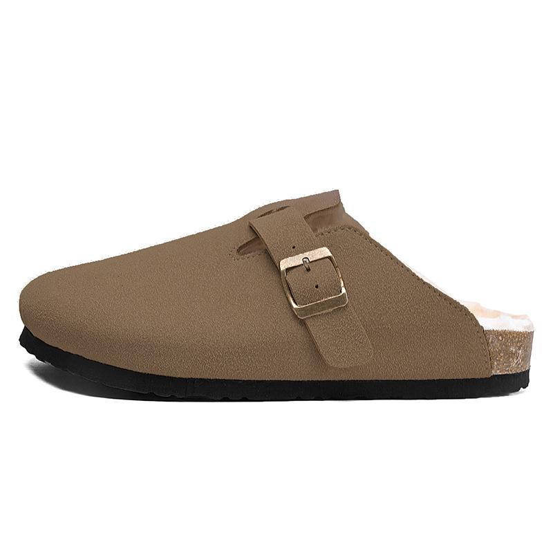 Factory Special Boken Head Cotton Slippers Men's and Women's Indoor Velvet Warm Drag Men's Foreign Trade Household Cotton Slippers