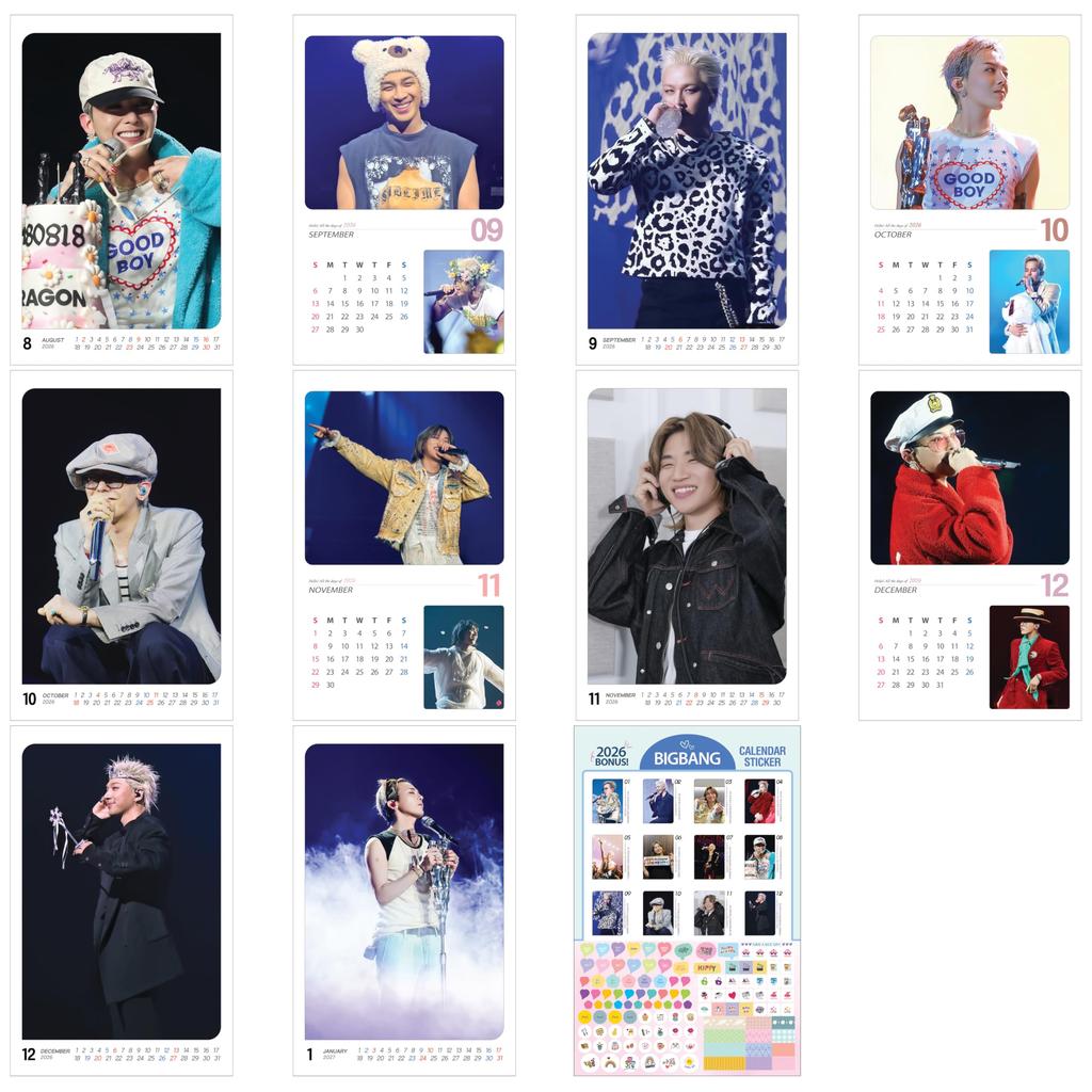 2026 Nástěnný kalendář [K-STAR Nástěnný kalendář] (VELKÝ TŘESK)