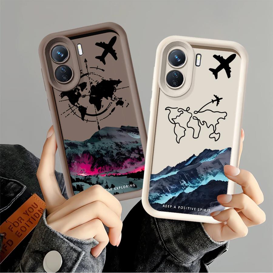Aircraft Mountain Peak Case for Xiaomi Redmi Note 14 Pro Plus 10S 11S 9s Note 13 10 12S 11 12 Phone Cover