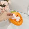 Ceramic Soap Holder Cute Watermelon Soap Dish Tray Container Carrot Soap Box  Shower