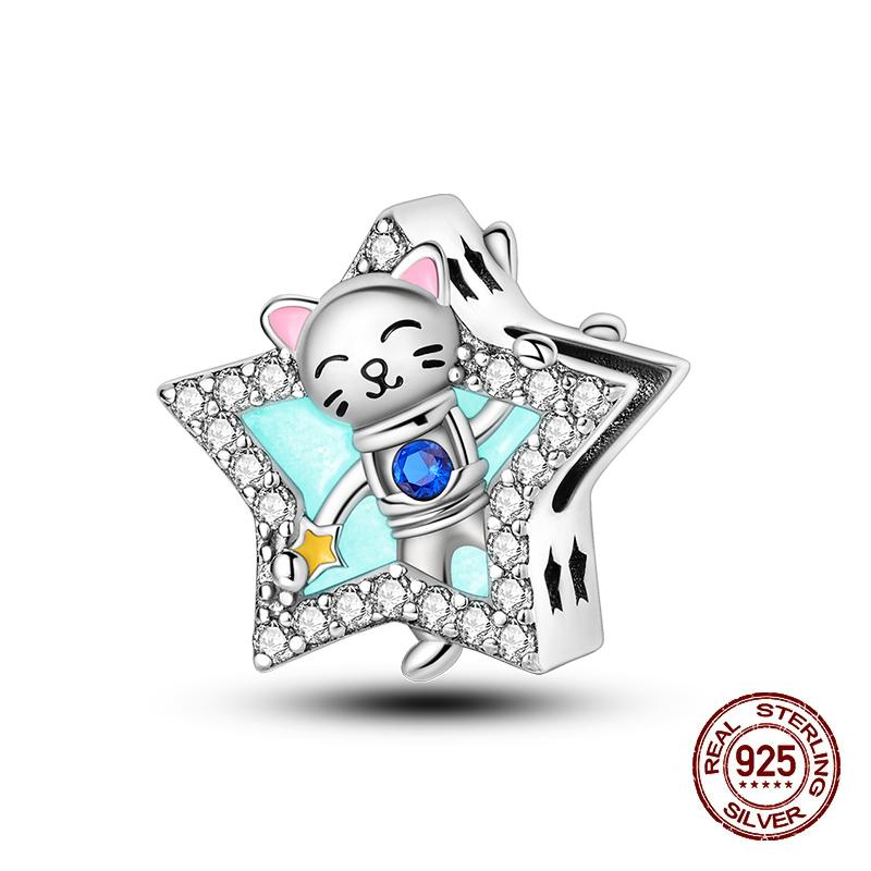 New Charms Copper Fit Pandachoriginal Bracelet Shining Lotus Sun Peace Dove Pendant Beads Diy Jewelry Gift