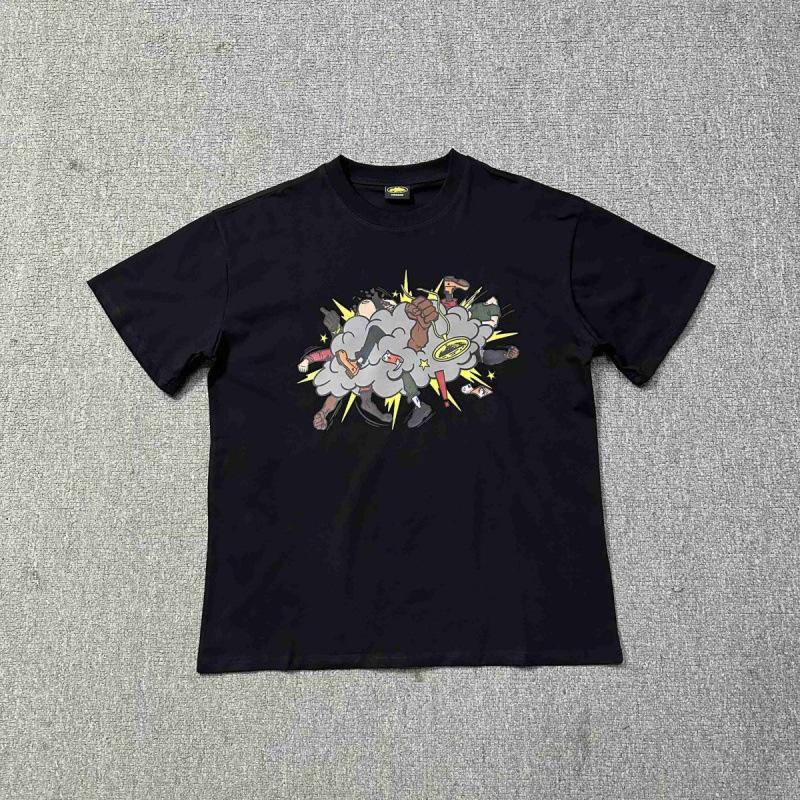 New High Street Corteiz Alcatraz Fun Letter Print Men's and Women's Casual Short Sleeve T-Shirt
