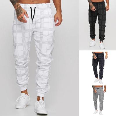 Pantaloni Casual da Uomo Pantaloni a Quadri Moda Streetwear Pantaloni Cargo da Uomo Pantaloni da Ginnastica Palestra Abbigliamento da Uomo