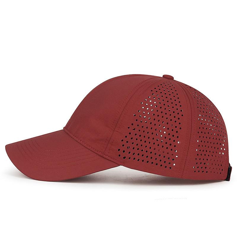 Adjustable Summer Baseball Cap With Laser Ventilation For Men And Women