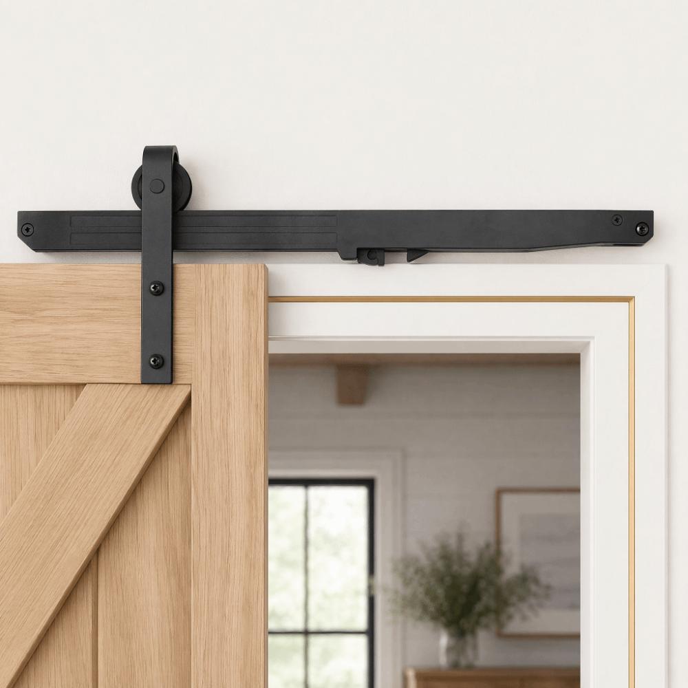 Black Barn Door Buffer Adjustable Door Slide Damper Smooth Sliding Barn Door Damper  Drawer
