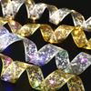 Lhyxuuk Christmas Ribbon Lights, 5M (50 LEDs)  10M (100 LEDs), Christmas Tree Ornaments, Romantic Christmas Decorations, Perfect for Weddings,