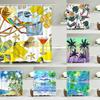 Sunlight Beach Waterproof Fabric Shower Curtains 3D Printing Palm Tree Bath Curtain For Bathroom Bathtub Decoration With Hooks