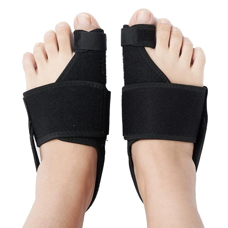 

Bunion pad Women & Men Big Toe: Foot Straightener Splint Brace 2pcs чёрный