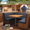 2 Stück/Set Wohnmobil Dinette Sitzbezug Jacquard Camper Ganzjahres-Schutzbezug Wohnmobil Auto Sitzbankbezug Sitzhülle für Bar Café Dekoration
