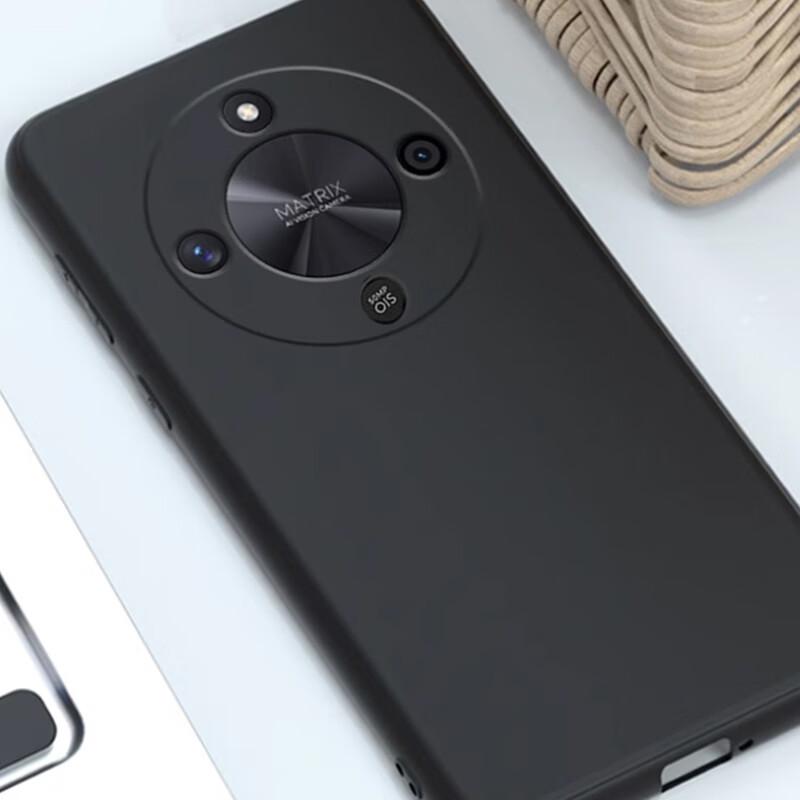 Suitable for Honor X70 Phone Case Full Coverage Matte Phone Case Anti-fall Soft Protective Case - Matte Black