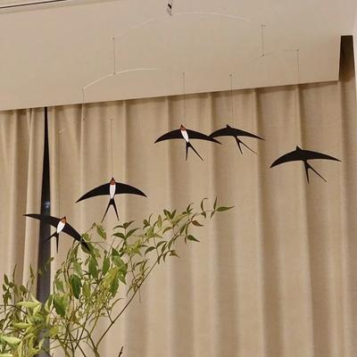 Balance Swallow Home Ambient Sensation Hanging Crib Hanging Decorative Silent Wind Chimes Balcony Garden Decorative Items