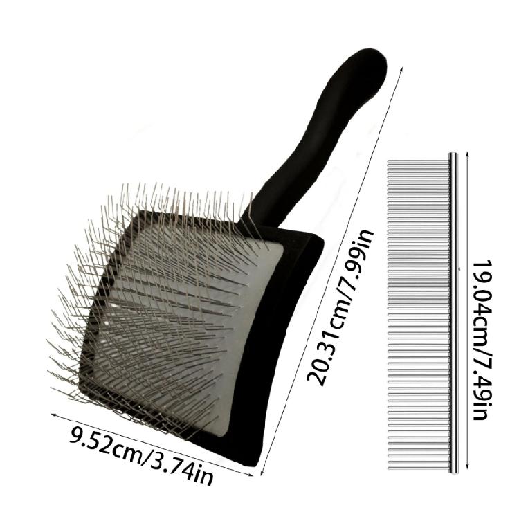 Hunde Entfilzungskamm Friseurbürste Werkzeug Hunde Rechenbürste zum Massieren