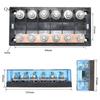 ANM MEGA 6Way MIDI Fuse Box 30A-500A Bolt-Down Power Distribution Block with Copper Busbar for RV Camper Boat Marine