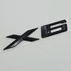 3D ABS Chrome Black Logo X6 Nameplate Sticker Rear Trunk Emblem Badge Decals For BMW E70 E71 G06 F16 F86 M50d Car Accessories GX6