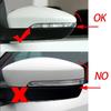 For Volkswagen VW Jetta 2011-2017 Passat B7 2011-2014 ABS Car Rearview Side Mirror Cover Wing Cap Exterior Door Trim Replacement