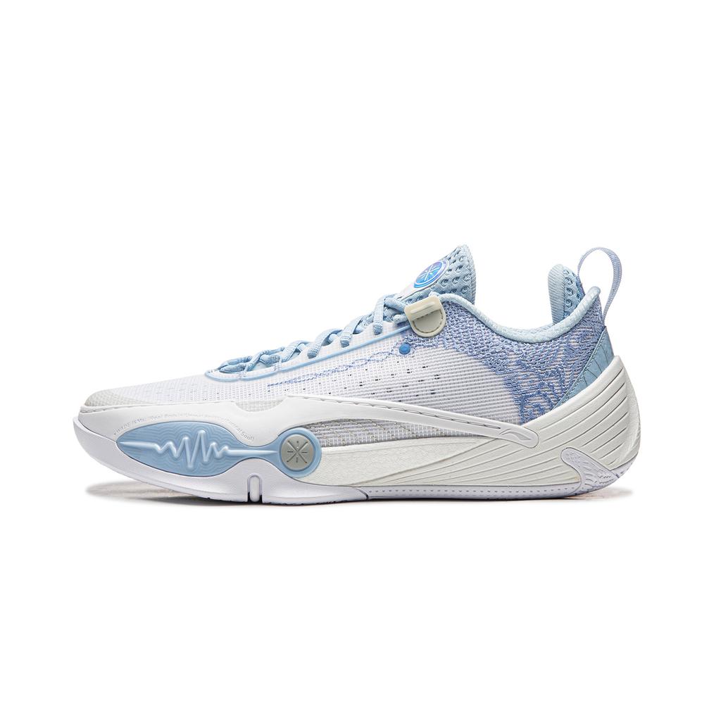 Scarpe da Basket Li Ning Uomo Basse Standard Bianco/Blu Aurora ABAW011-1