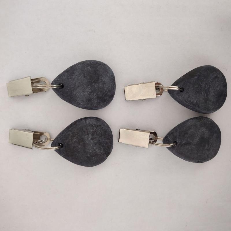 Tablecloth Weights Set of 8 With Metal Clips Table Cloth Pendant Supplies for Home Outdoor Traveling Picnic Accessory