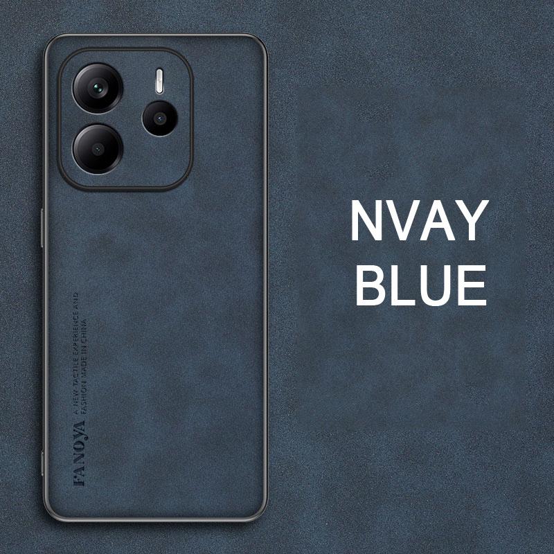 

Для Xiaomi Redmi Note 14 5G чехлы для телефонов Skin Feel Мягкая силиконовая задняя крышка для Redmi Note 14 For Note14 5G global тёмно-синий