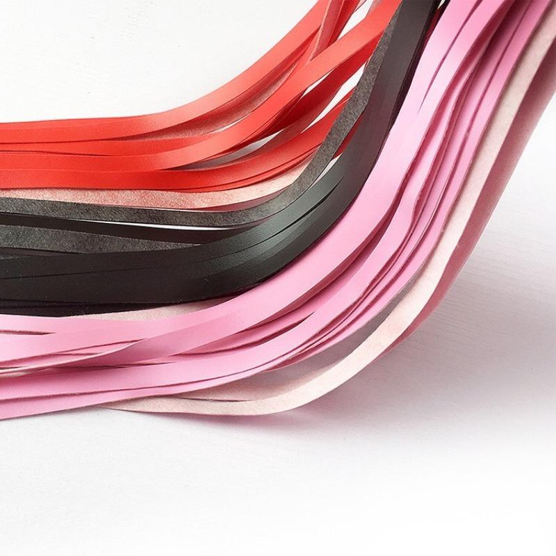 1PC Black/Red Double/White Sided Pu Leather Riding Whip Party Ride Beginner Harmless Race Cars Equestrian Sports Essential Spurs