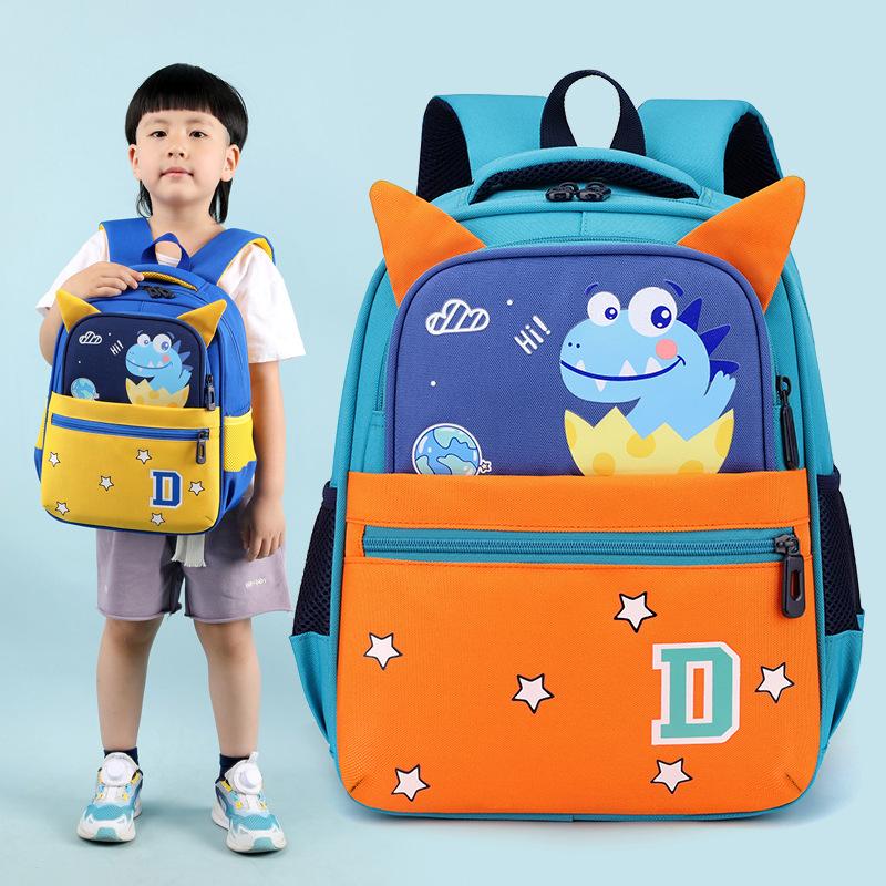 Children's Schoolbag Kindergarten New Cartoon Cute Large Capacity Schoolbag Small Middle and Large Class Boys and Girls Backpack