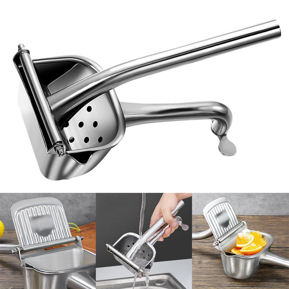 Manual Stainless Steel Citrus Juicer Heavy Duty Lever Press for Lemon Orange Squeezer Efficient Juice Extraction Kitchen Tool